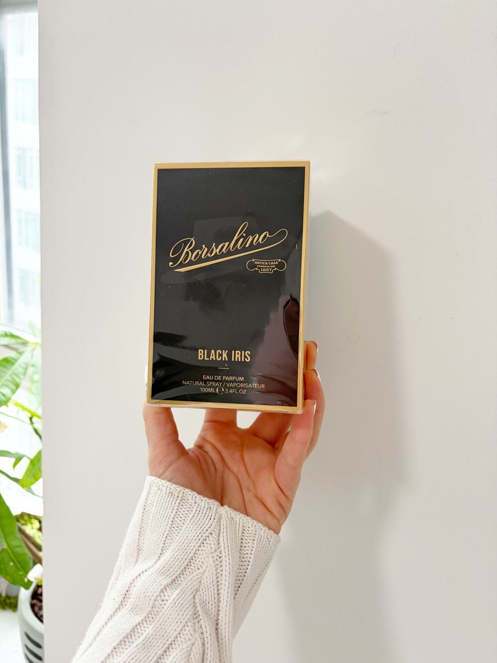 NEW Borsalino Black Iris